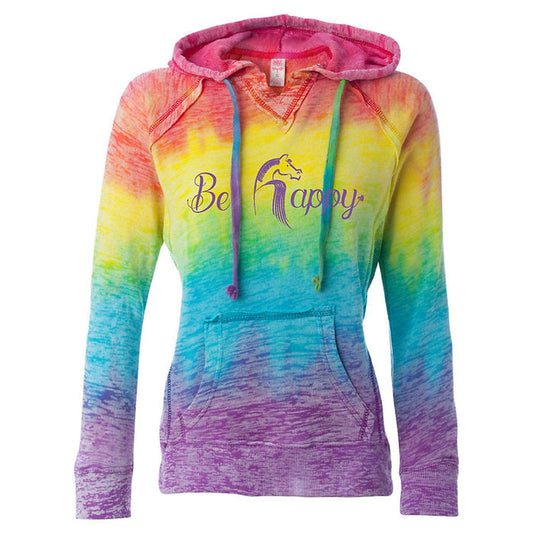 Be Happy Hoodie: Ladies