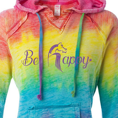 Be Happy Hoodie: Ladies