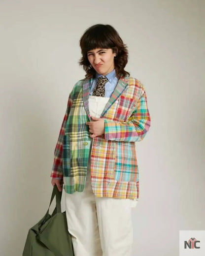 Beams Boy Check Crazy Blazer