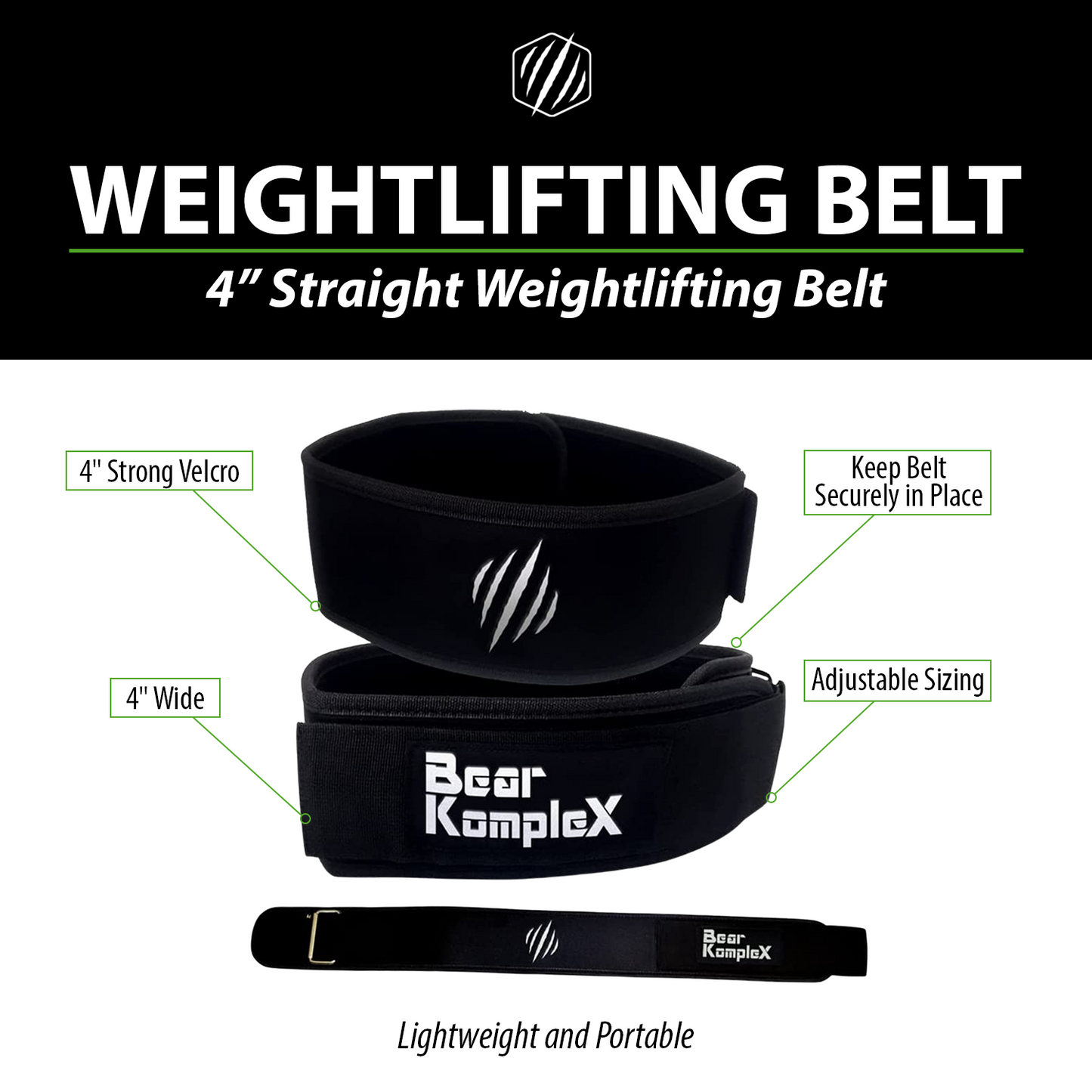 BKX - STRAIGHT 4" Belt