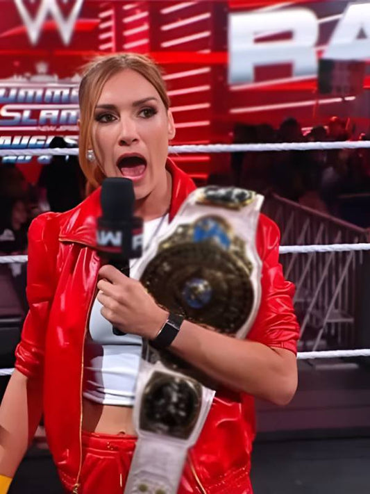 Becky Lynch WWE Monday Night RAW Red Jacket