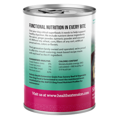 Health Extension Beef Stew Grain Free Dog Food Can (12.5oz)