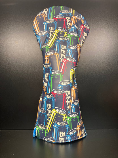 Beer Can Collage Headcover