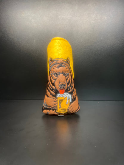 Beer Drinking Bear Headcover