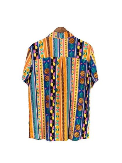 Below Deck Down Under S03 Nate Salmon Printed Striped Shirt