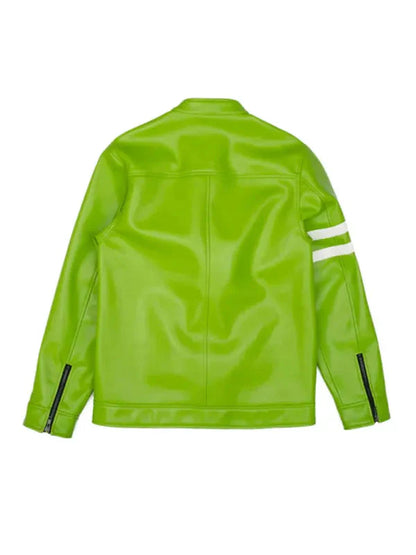 Ben 10 Cosplay Green Leather Jacket