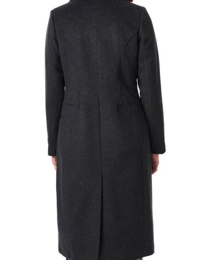 Bernardo Charcoal Tailored Wool Blend Coat