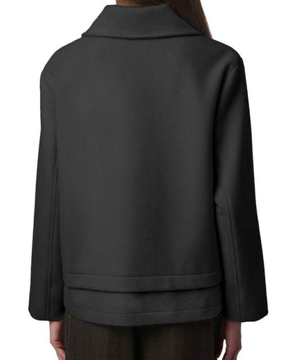 Bernardo Black Chest Pocket Coat