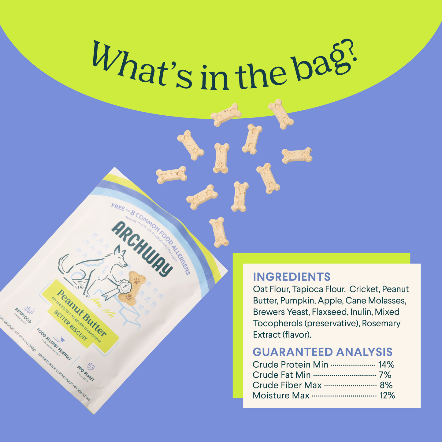 Peanut Butter Cricket Better Biscuit