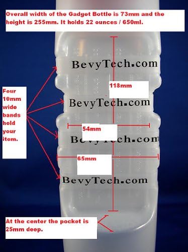 BevyTech Gadget-Holder Water Bottle - 22 oz
