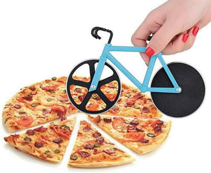 Bicycle Pizza Cutter (Blue)