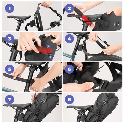 Bikepacking Rear Rack + Waterproof Compression Bag