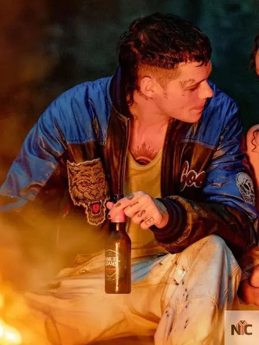 Bill Skarsgård The Crow 2024 Bomber Jacket