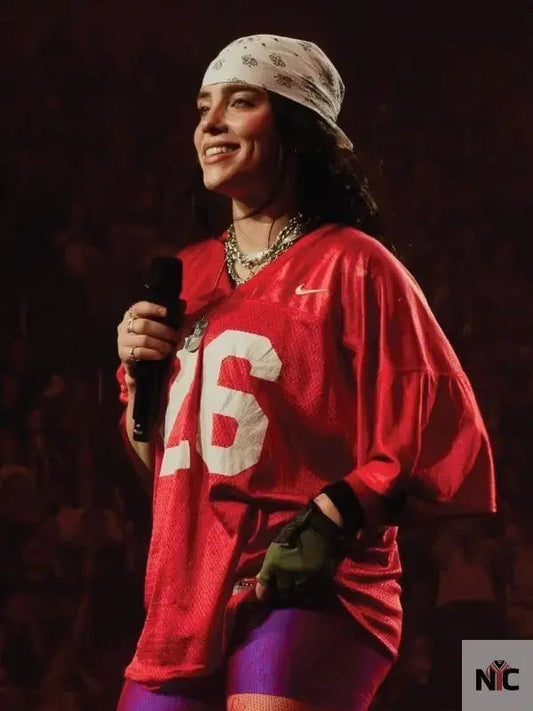 Billie Eilish 26 Red Jersey