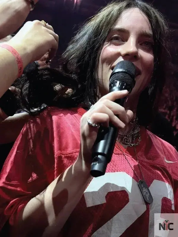 Billie Eilish 26 Red Jersey