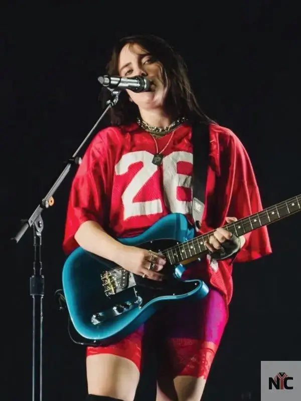 Billie Eilish 26 Red Jersey