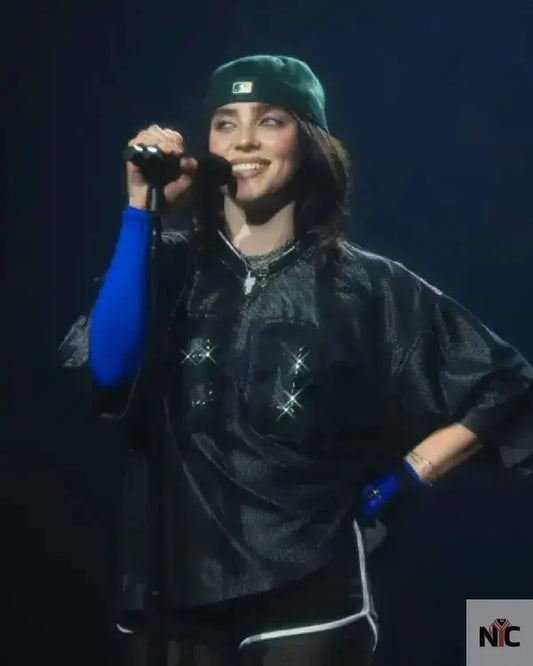 Billie Eilish London Hit Me Hard And Soft Tour Black Jersey