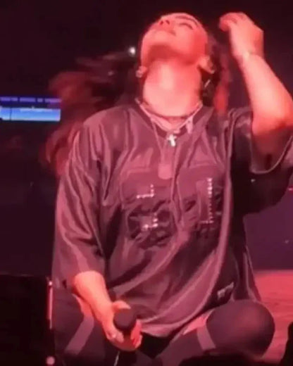 Billie Eilish London Hit Me Hard And Soft Tour Black Jersey