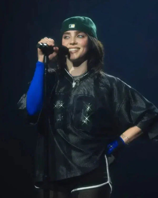 Billie Eilish London Hit Me Hard And Soft Tour Black Jersey