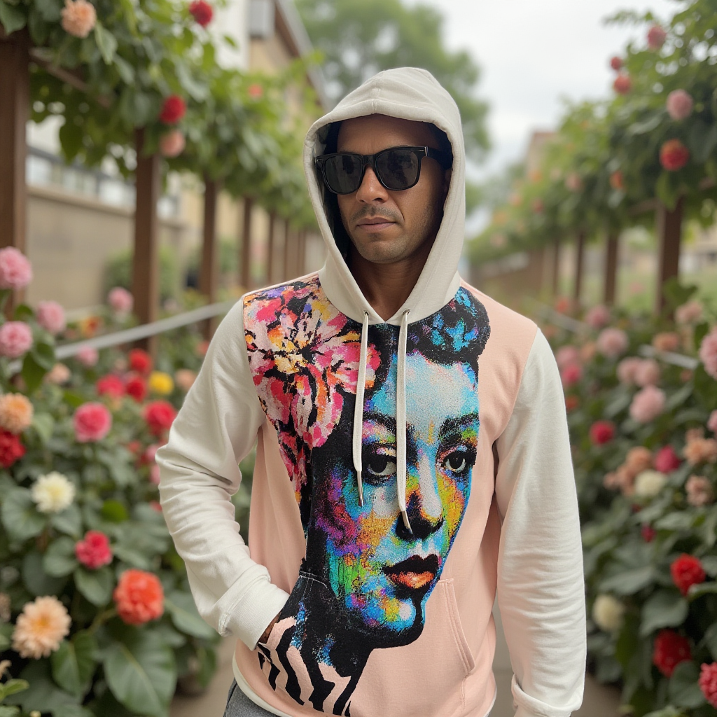 Billie Holiday Remastered Cotton Unisex Pullover Hoodie HUE+MAN Collective