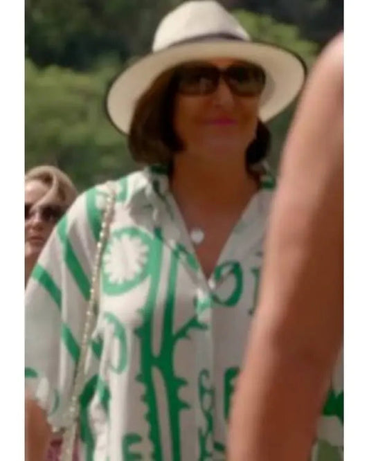 Billion Dollar Playground Green & White Print Playsuit
