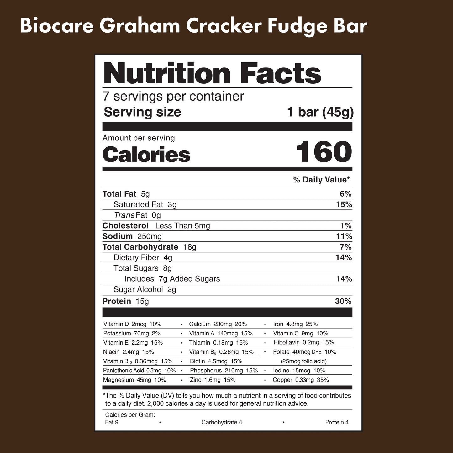 15G Protein Graham Cracker Fudge Bar - Triathlete Store