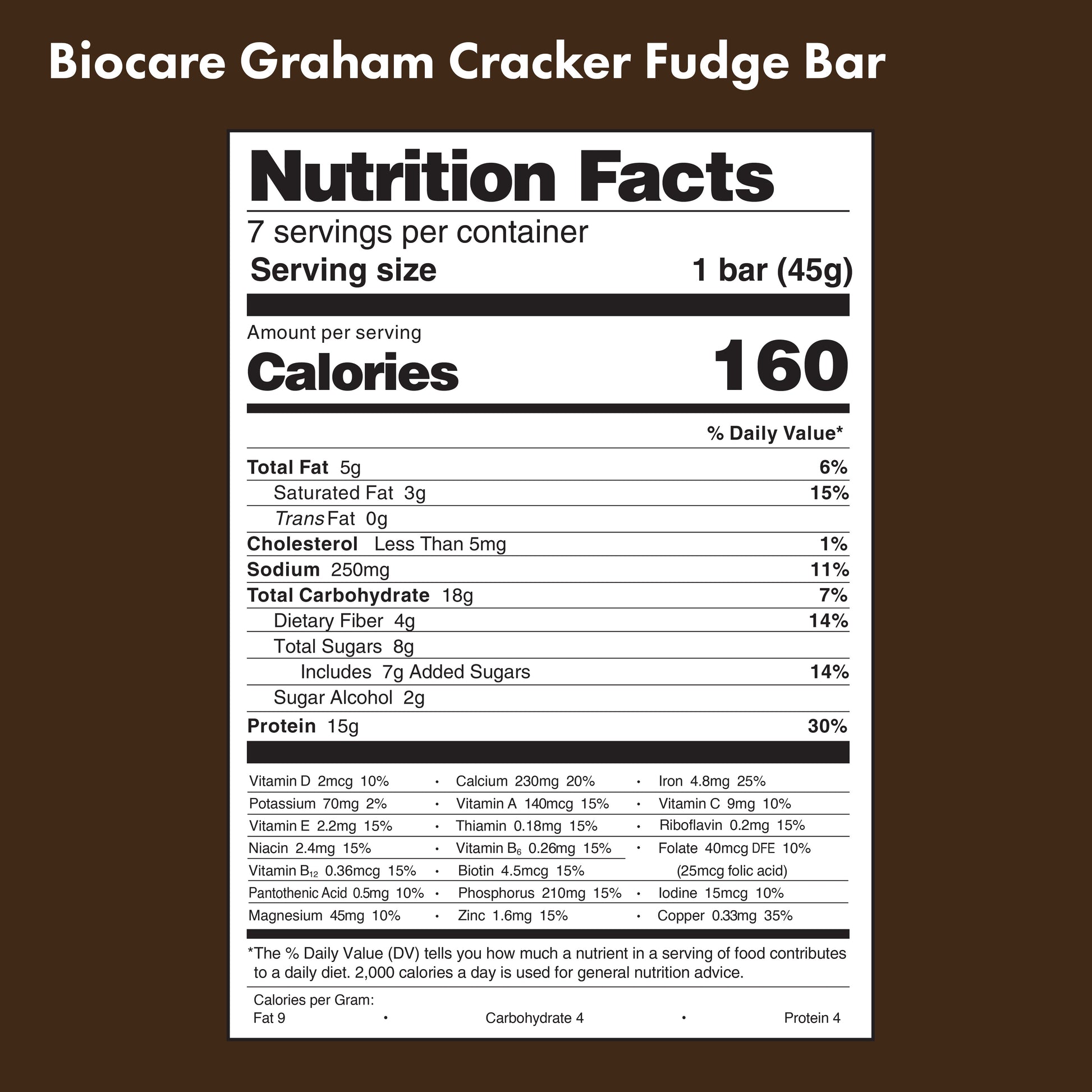 15G Protein Graham Cracker Fudge Bar - Triathlete Store