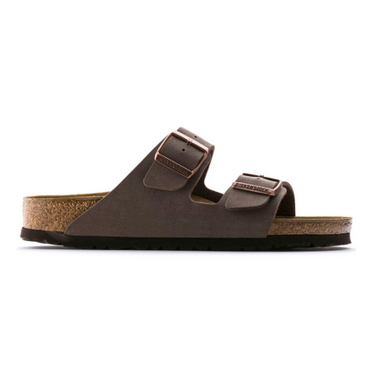 Birkenstock Arizona Birkibuc Mocha Sandals - Mocha, Narrow