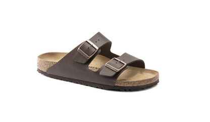 Birkenstock Arizona Birko-Flor Dark Brown Sandals - Brown, Regular