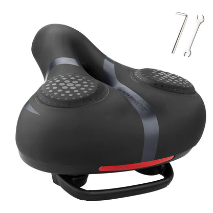 ROCKBROS Comfort Gel Bike Seat Breathable Waterproof Saddle Cruiser/Mountain/Fat Bikes - Triathlete Store