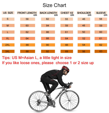 ROCKBROS Men's Winter Cycling Jacket for 5–32°F Thermal Windproof for Biking, Running, Hiking