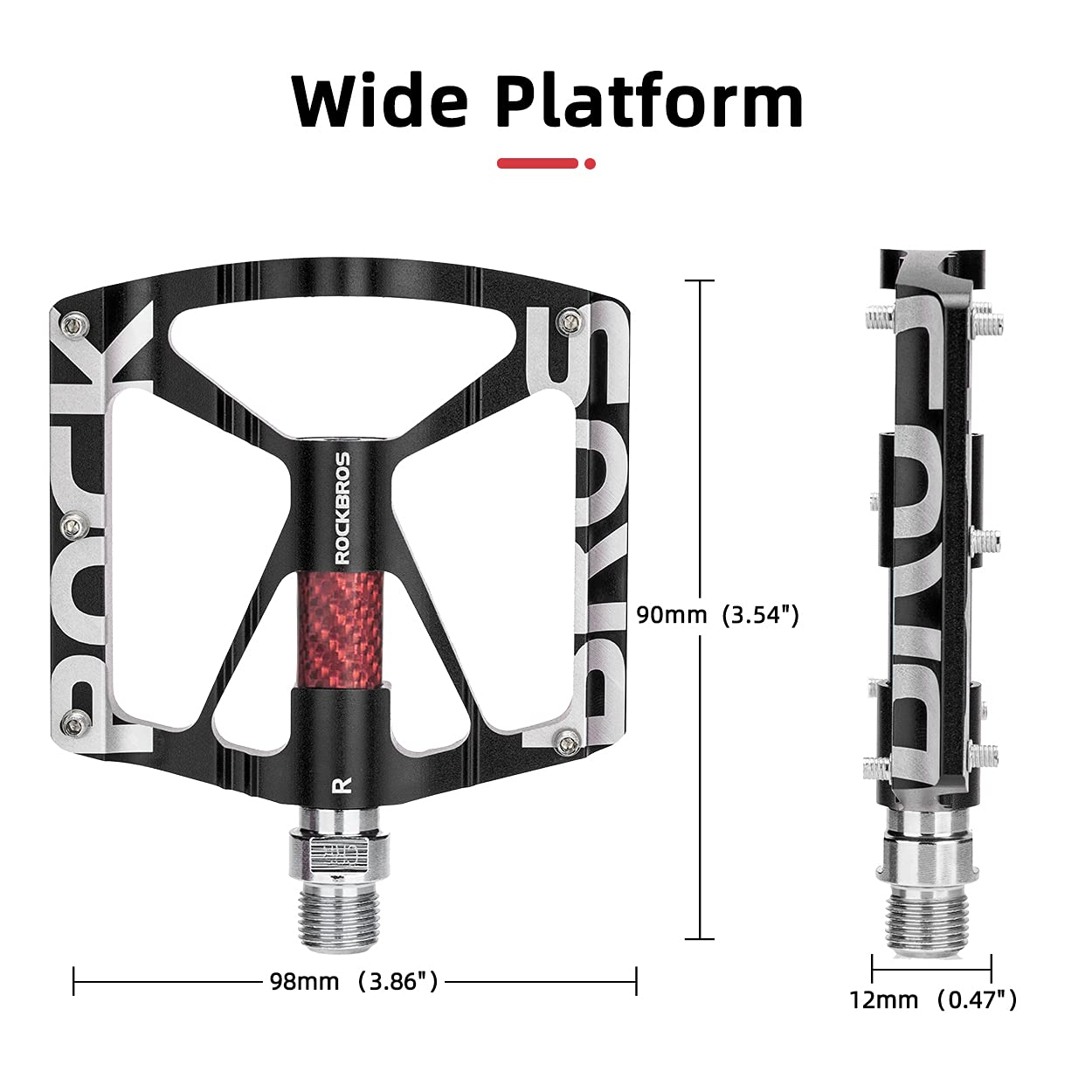 CNC Aluminum MTB Pedals