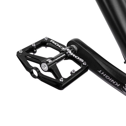 ROCKBROS Mountain MTB Bike Flat 9/16 Lightweight Carbon Fiber Sealed Bearing Pedals - Triathlete Store