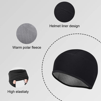 ROCKBROS Skull Cap Thermal Helmet Liner for Men Women Moisture Wicking Fits Under Helmets