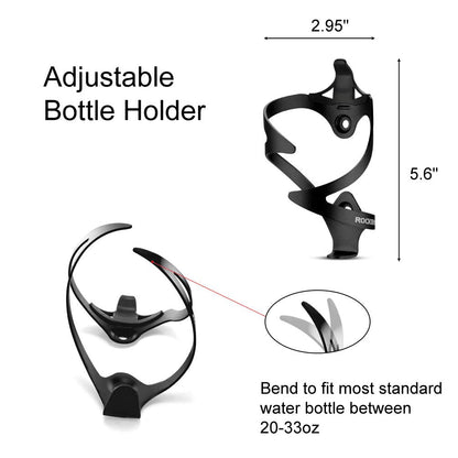 ROCKBROS Lightweight Aluminum Bike Water Bottle Cage - Durable Holder
