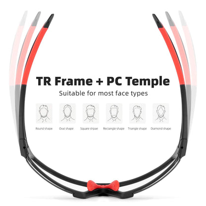 ROCKBROS Photochromic Cycling Glasses UV400 Lens