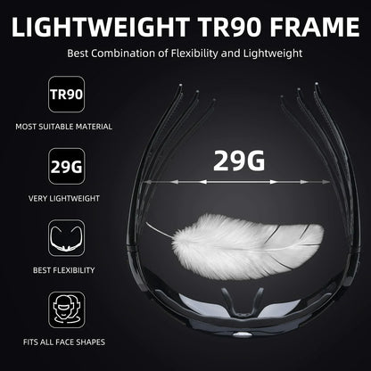 ROCKBROS Polarized Sports Sunglasses UV Protection Cycling Glasses