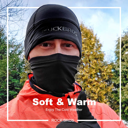 ROCKBROS Skull Cap Thermal Helmet Liner for Men Women Moisture Wicking Fits Under Helmets