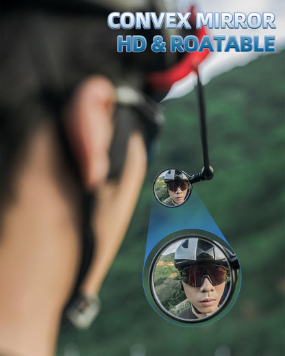 ROCKBROS Bike Helmet Mirror Detachable Fixing Way ycling Mirror