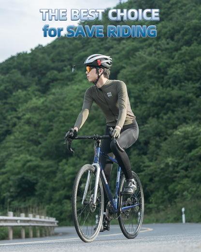 ROCKBROS Bike Helmet Mirror Detachable Fixing Way ycling Mirror