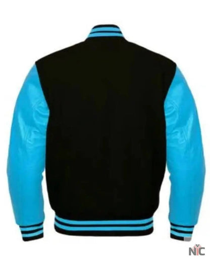 Black And Blue Varsity Jacket