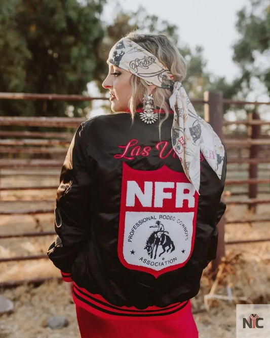 Black Classic NFR Bomber