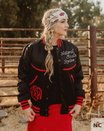 Black Classic NFR Bomber