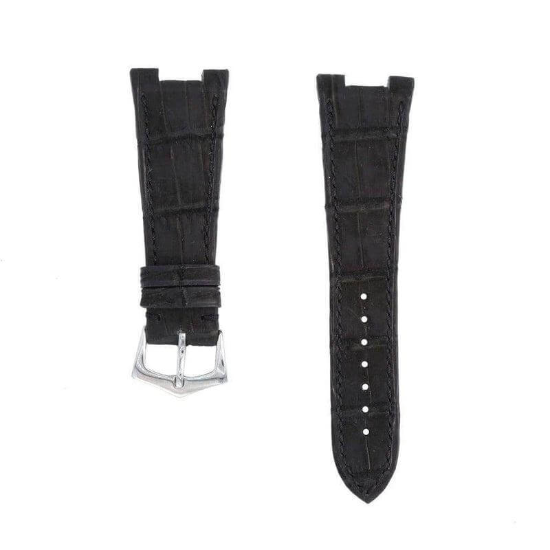 Black Nubuck Alligator Strap Patek Philippe Compatible