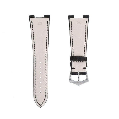 Black Nubuck Alligator Strap Patek Philippe Compatible