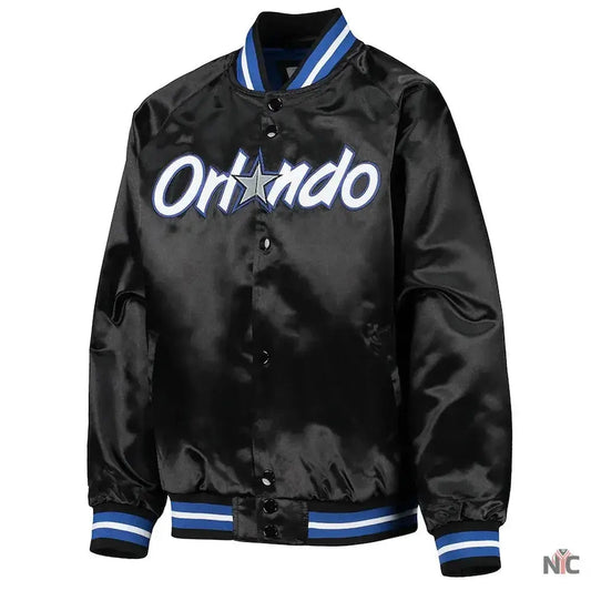 Black Orlando Magic Youth Hardwood Classics Jacket