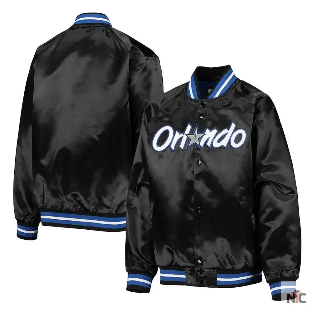 Black Orlando Magic Youth Hardwood Classics Jacket
