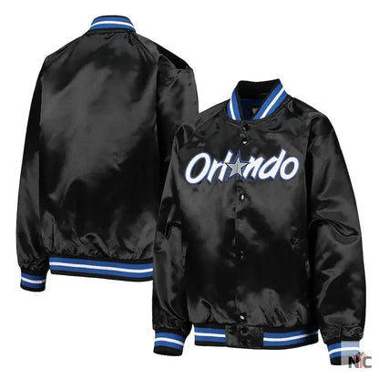 Black Orlando Magic Youth Hardwood Classics Jacket