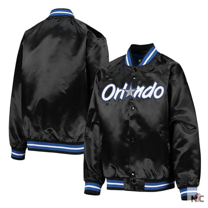 Black Orlando Magic Youth Hardwood Classics Jacket