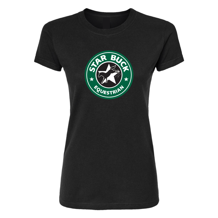 Starbuck Equestrian Tee: Black